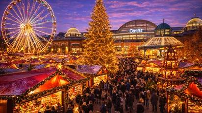 Marché de Noël d’Oberhausen – CentrO illuminé et chalets de Noël