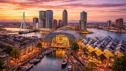 Excursion d’une journée à Rotterdam – Architecture moderne et port