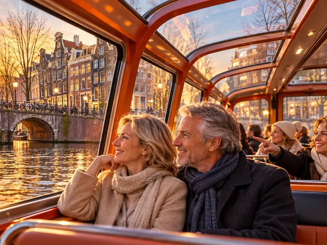 Photo 1 sur 8 – Amsterdam – Journée libre et croisière sur les canaux