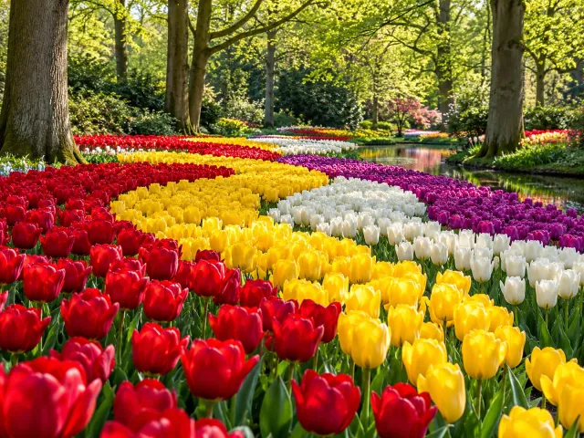 Photo 1 sur 8 – Keukenhof – Le grand jardin des tulipes