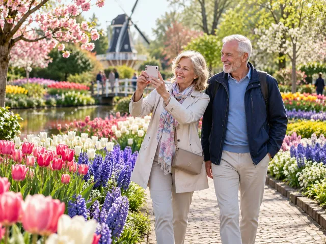Photo 2 sur 8 – Keukenhof – Le grand jardin des tulipes