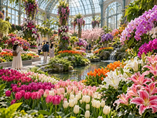 Photo 3 sur 8 – Keukenhof – Le grand jardin des tulipes