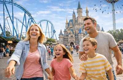 Parcs à thème en autocar : attractions familiales