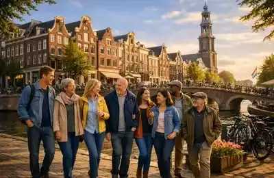 Voyage en autocar à Amsterdam pour groupes – croisière sur les canaux, visite de musée