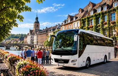 Voyage organisé d’un jour en autocar tout confort au départ de la Belgique