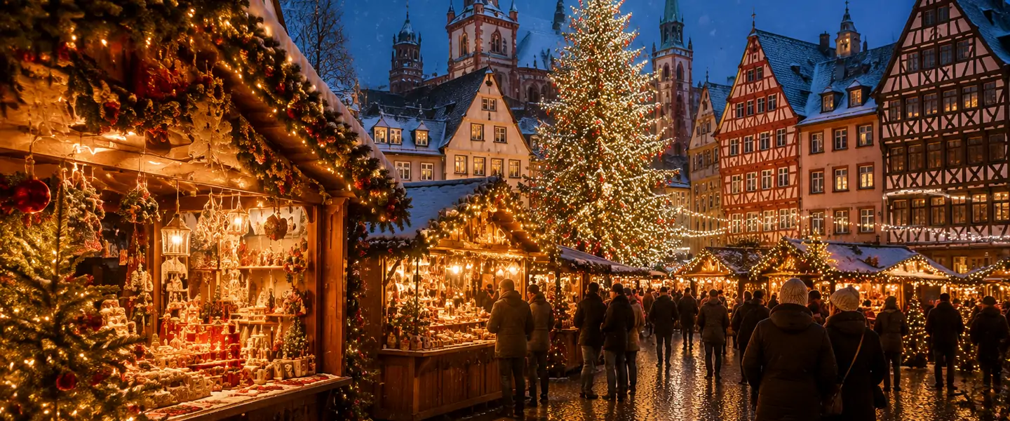Marchés de Noël en autocar au départ de la Belgique